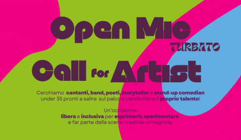 Open Mic Turbati  2026: Call for Artist di Turbe Giovanili per artisti emergenti dell'Emilia Romagna